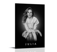 Julia Roberts Canvas Poster as Decoration, Wall Pictures for Living Room, Paintings for Bedroom, Modern Home Accessories for Boys' Room and Festive Wall Decorations for Girls' Room, 12 x 18 inches (3)