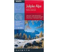 Julian Alps - Triglav National Park hiking map 1:50,000 Slovenia