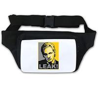 Julian Assange Hope Style Pop Art Poster Leak Waist Bag Fanny Pack White