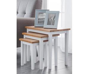 Julian Bowen Alden Nest Of Tables White