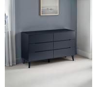 Julian Bowen Alicia 6 Drawer Chest - Anthracite