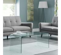 Julian Bowen Amalfi Coffee Table - Clear Glass
