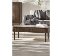Julian Bowen Arya Rectangular Coffee Table with Sliding Door Storage in Dark Brown Julian Bowen Dark Brown