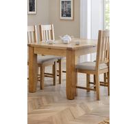 Julian Bowen Arya Rectangular Extending 4-6 Seater Dining Table in Natural Julian Bowen Natural