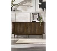 Julian Bowen Arya Wide Sideboard with Sliding Door Storage in Dark Brown Julian Bowen Dark Brown
