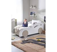 Julian Bowen Atlantis White Car Bed - Size: Toddler - Wilko