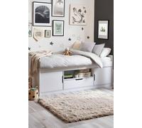Julian Bowen Atom White Low Sleeper - Size: Single - Wilko