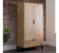 Julian Bowen Bali 1 Drawer 2 Door Wardrobe - Oak