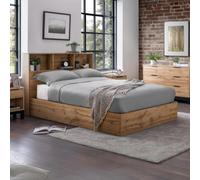 Julian Bowen Bali Single Light Oak Storage Ottoman Bed - Wood - Wilko