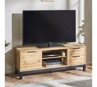 Julian Bowen Bali Light Oak TV Unit - Size: 50 x 135 x 40cm - Brown - Wilko