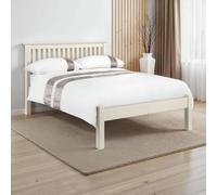 Julian Bowen Barcelona Low Footend Bed in White | Size: Double Julian Bowen White Double