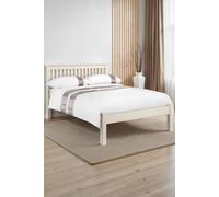 Julian Bowen Barcelona Low Footend Bed in White | Size: King Julian Bowen White King