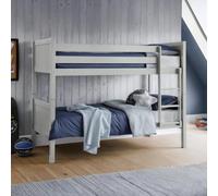 Julian Bowen Bella Dove Grey Bunk Bed - Size: Single - Wilko