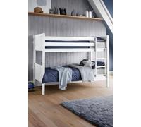 Julian Bowen Bella Solid Pine Bunk Bed White, White