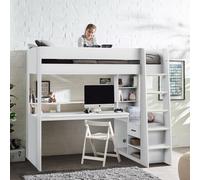 Julian Bowen Blaze Gaming Bunk Bed - All White