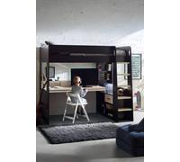 Julian Bowen Blaze Gaming Highsleeper Loft Bed with Desk in Black | Size: Single Julian Bowen Black Single