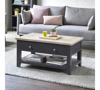 Bordeaux Coffee Table 1m Dark Grey - Julian Bowen | TJ Hughes