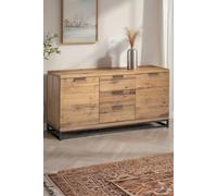 Julian Bowen Brooklyn 2 Door 3 Drawer Oak Sideboard - Size: 45 x 150 x 76cm - Brown - Wilko