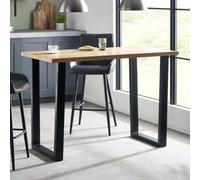 Julian Bowen Brooklyn Bar Table Oak - Brown - Wilko
