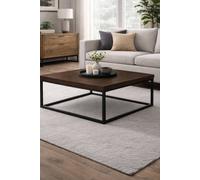 Julian Bowen Brooklyn Square Coffee Table Dark Oak, Brown
