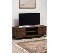 Julian Bowen Brooklyn Dark Oak TV Unit - Size: 45 x 135 x 51cm - Brown - Wilko