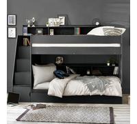 Dawson Staircase Bunk Bed Charcoal