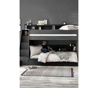 Dawson Staircase Bunk Bed Charcoal