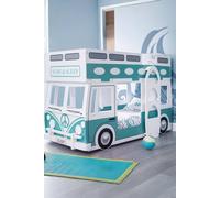 Julian Bowen Campervan Bunk Bed in Teal | Size: Single Julian Bowen Teal Single