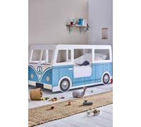 Julian Bowen Campervan Light Blue Bed - Size: Toddler - Wilko