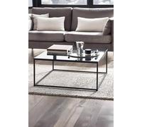 Julian Bowen Chicago Square Coffee Table Smoked Glass