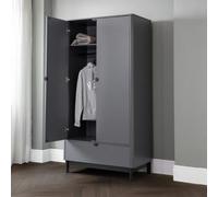 Julian Bowen Chloe 2 Door 1 Drawer Wardrobe