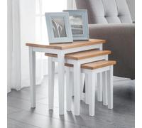 Julian Bowen Cleo Nest Of Tables Practical Nest Of 3 Tables - Colour Options