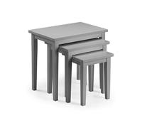 Julian Bowen Cleo Rectangular Nest Of 3 Tables - Grey