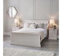 Julian Bowen Clermont Surf White King Bed - Wilko