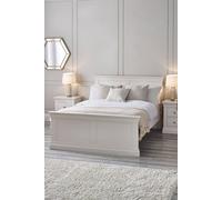 Julian Bowen Clermont 135cm Double Bed - Surf White, White
