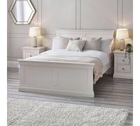 Julian Bowen Clermont 135cm Double Bed - Surf White, White