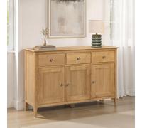 Julian Bowen Cotswold 3 Door 3 Drawer Sideboard - Oak