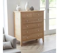 Julian Bowen Cotswold 6 Drawer Chest - Light Oak
