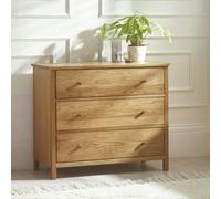 Julian Bowen Coxmoor 3 Drawer Chest, Brown