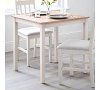 Julian Bowen Coxmoor Square Dining Table 75Cm White & Oak