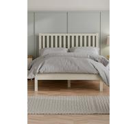 Julian Bowen Coxmoor 150cm Bed - Ivory And Oak, Brown