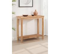 Julian Bowen Coxmoor Oak Console Table - Size: 30 x 90 x 80cm - Brown - Wilko