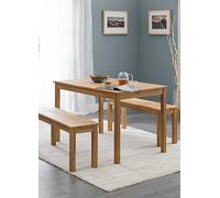 Julian Bowen Coxmoor Oak Dining Bench White