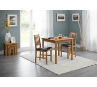 Julian Bowen Coxmoor Oiled Oak Square Dining Table