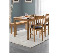 Coxmoor Rectangular Dining Table 1.2m Oak - Julian Bowen | TJ Hughes