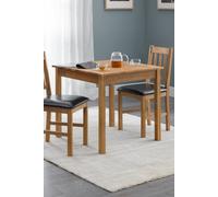 Julian Bowen Coxmoor Square 4 Seater Dining Table in Light Oak Julian Bowen Light Oak