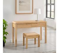 Julian Bowen Curve 2 Drawer Dressing Table & Stool
