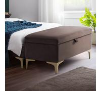 Deco Blanket Box - Truffle