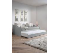 Julian Bowen Elba 90Cm Single Grey Daybed With Pull-Out Trundle