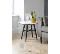 Julian Bowen Firenze Marble Effect Lamp Table